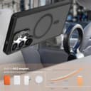 Samsung Galaxy S25 Ultra - Foldable Kickstand Matte TPU Black - 5