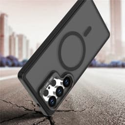 Samsung Galaxy S25 Ultra - Foldable Kickstand Matte TPU Black - 6