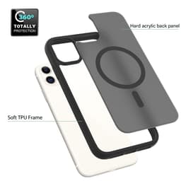 iPhone 11 - TPU Acrylic With MagSafe Purple - 4