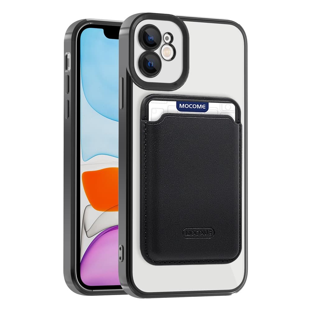 iPhone 11 - Hard Case With Wallet Black